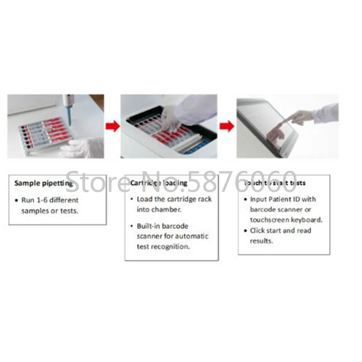 Hospital Laboratory Automatic Chemiluminescence Immunoassay Blood Test Progesterone Diagnosis Analyzer ACCRE 8 Reagents 60pcs