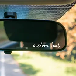 Custom Rear View Mirror Decal Car Sticker Window Decal Tumbler Sticker Positive Affirmation Laptop Decal Car Accessories Vinyl