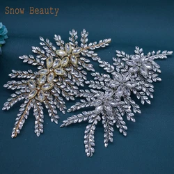 DZ012 Rhinestone Headband for Brides Pageant Tiara Bridal Headdress Wedding Hair Ornaments Elegant Princess Bridesmaid Headwear