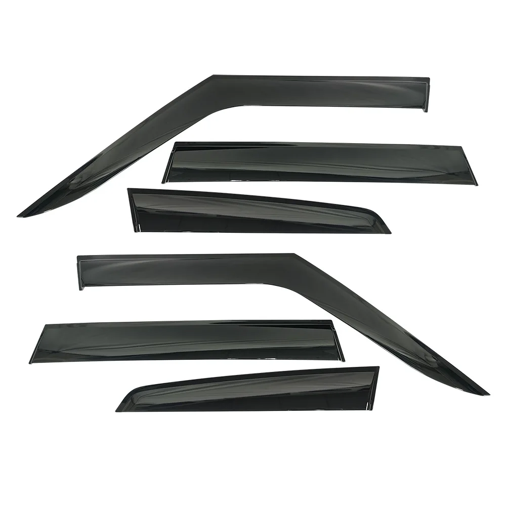 No Chrome Trim Slim 6PCS Window Visor Wind Deflector, Anti-Scratch UV Protection Easy Install for Deepal G318 2024+