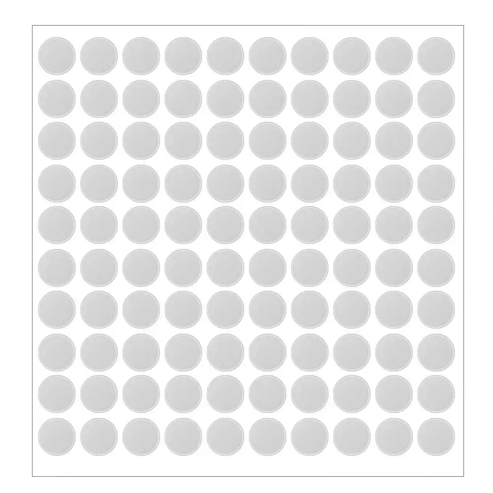 จุดกาวที่ปราศจากความเสียหาย100ชิ้นจุดเหนียวสองจุดมีความหนืดสูงสามารถลอกออกได้สำหรับโครงการ DIY ไม่มีร่องรอยตกค้าง