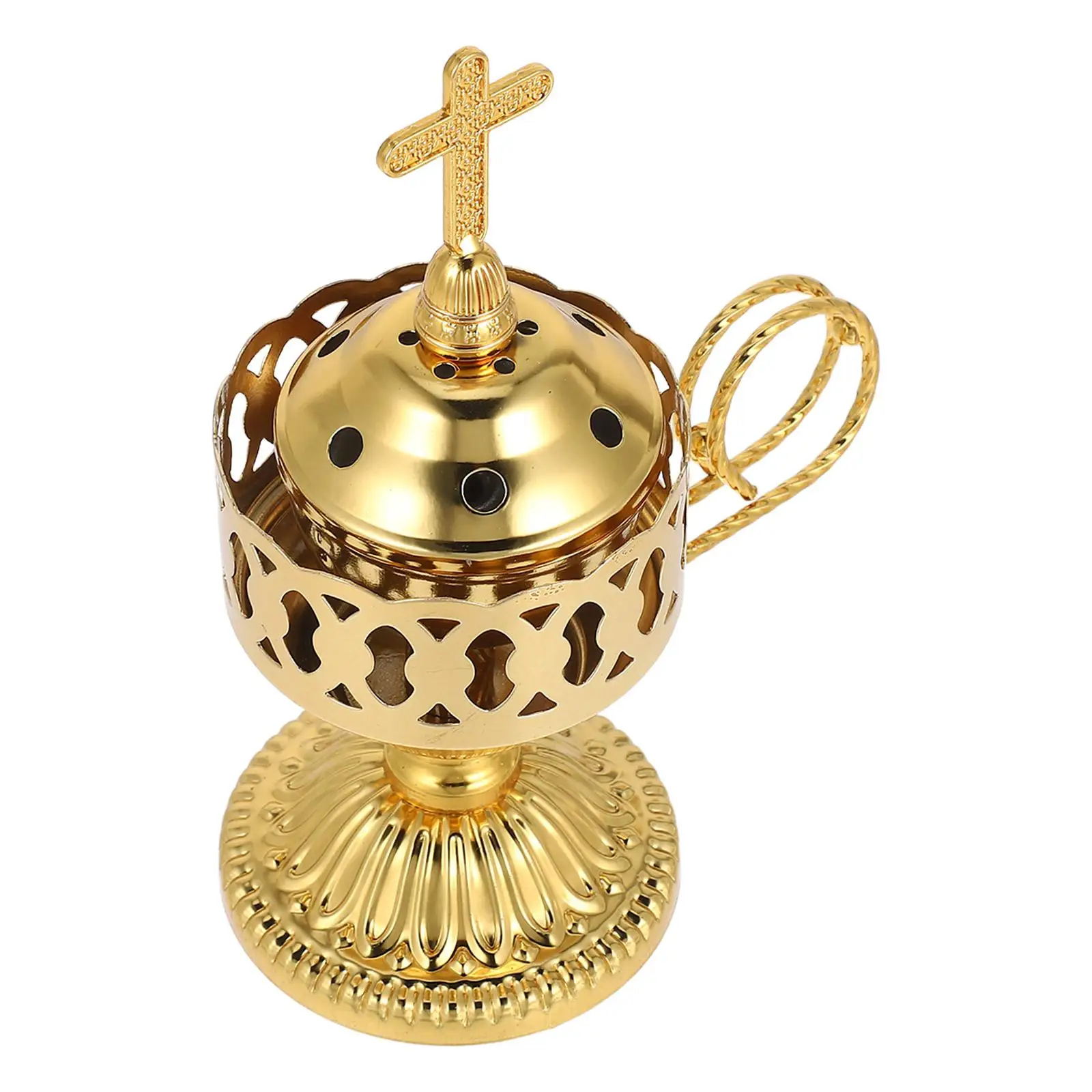 

Middle Incense Burner Aromatherapy Charcoal Sandalwood No Electric Portable Wax Desktop