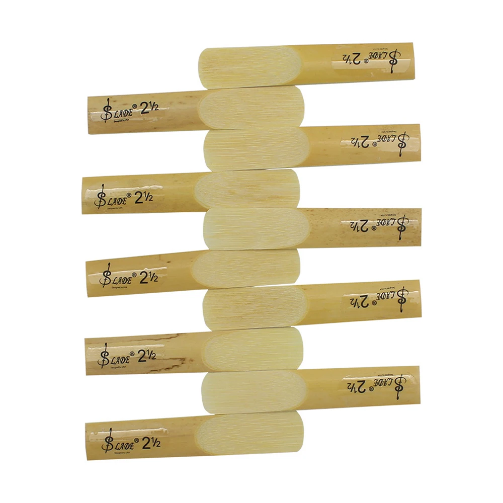 SLADE 10Pcs/Set Bb Clarinet Reeds Traditional Bamboo Reed Strength 2.0/2.5 /3.0/ Woodwind Instrument Parts Clarinet Accessories