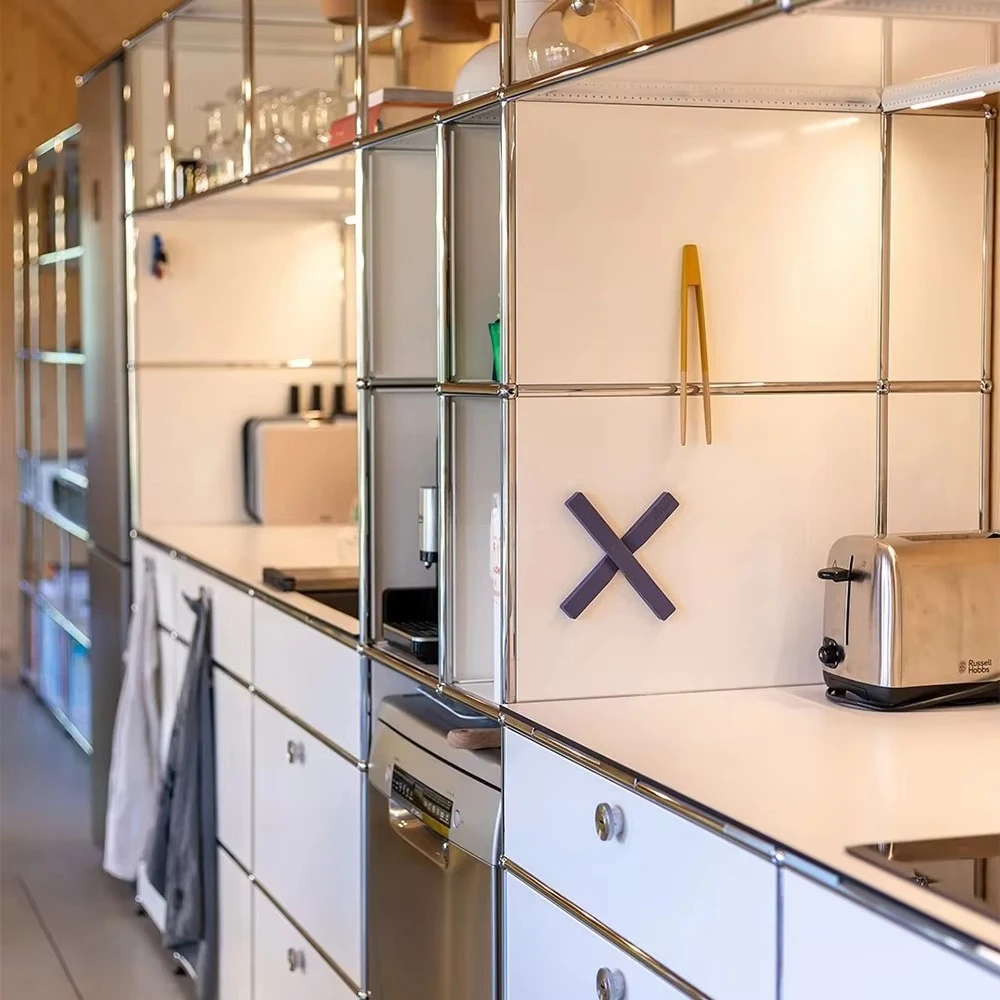 Mass Production Modular Storage Cabinet Stainless Steel Metal Cabinet System Suitable for Wholesalers and Project Suppliers