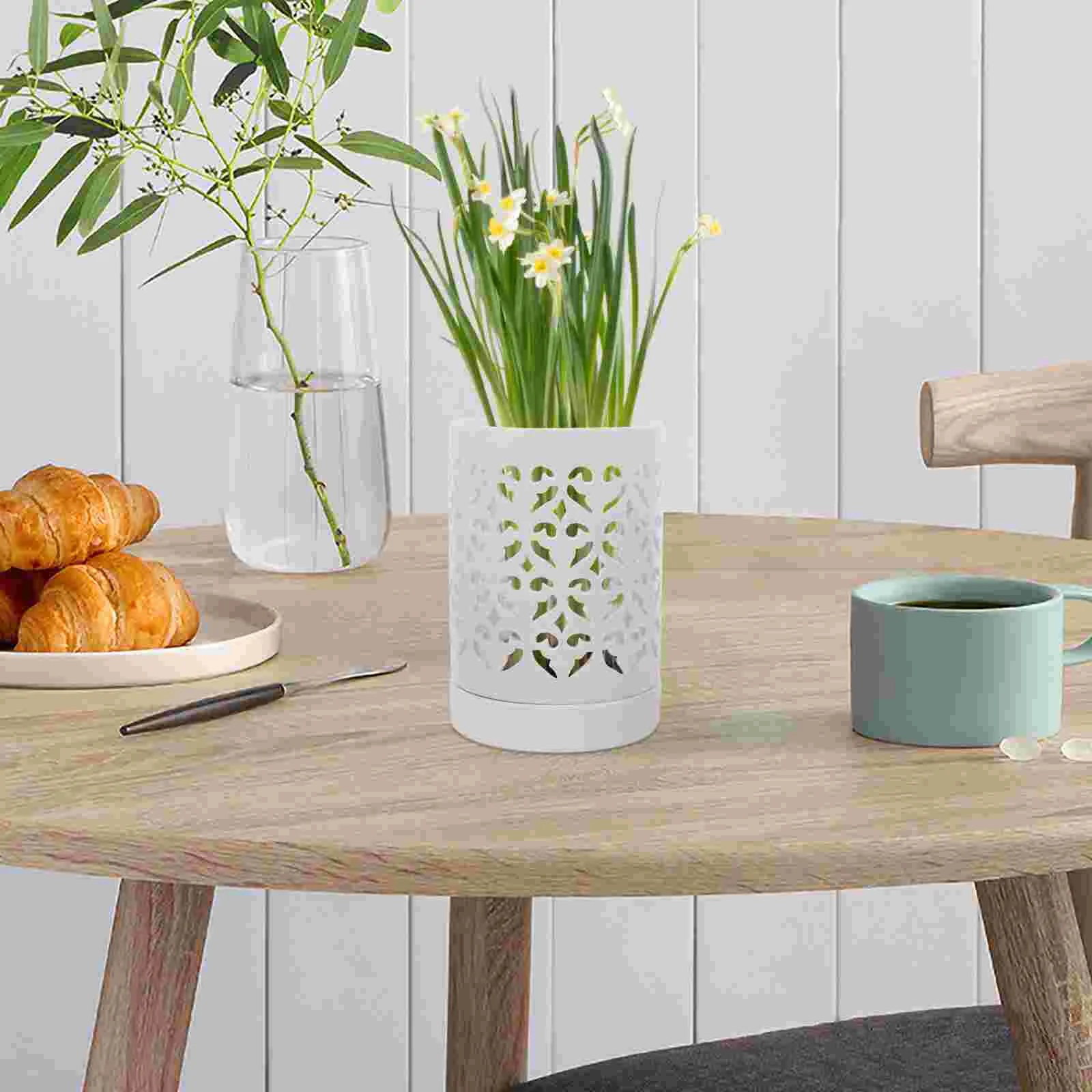 

Orchid Pot Decorative Flower Pots Plant Nursery Ceramic with Holes Flowers Holder Planters