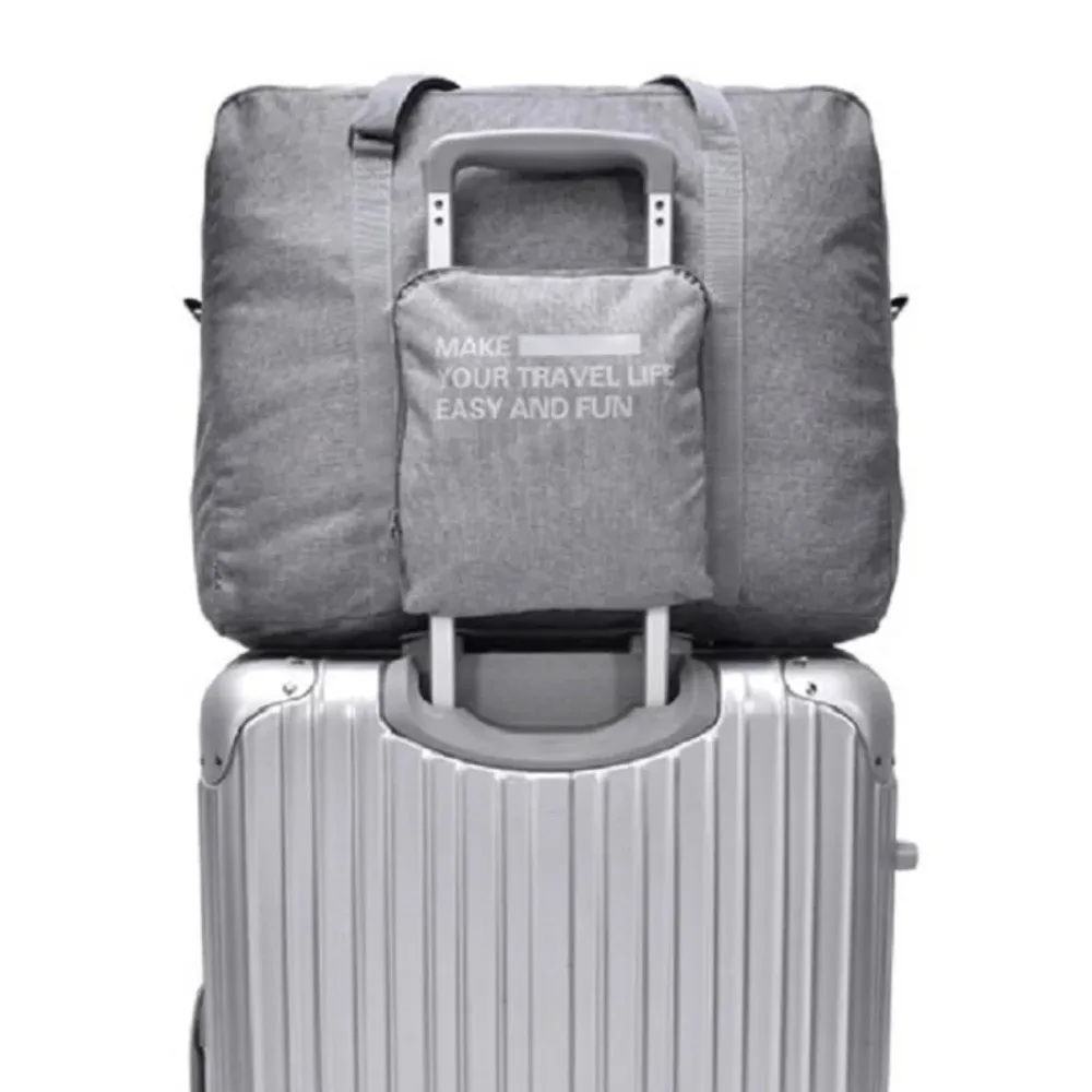 

Convenient Nylon Travel Bags High-capacity Foldable Shoulder Bag Resistant To Dirt Duffle Bag