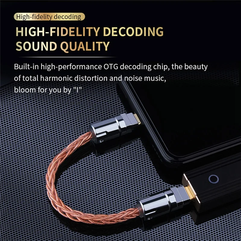 

Покупайте сейчас Кабель-адаптер OTG Кабель Type-C на Type-C для Huawei/Samsung HiFi Портативный ЦАП Усилитель для наушников Аудиоадаптер OTG