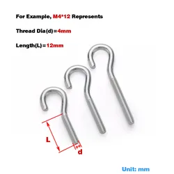 Carbon Steel Open Type Sheep Eye Screw / Extended Eyebolt