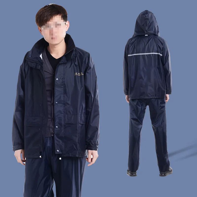 Scooter Cycling Hiking Raincoat Single Person Integrated Design Long Style Full Rainproof Design Electric Vehicle Electric
