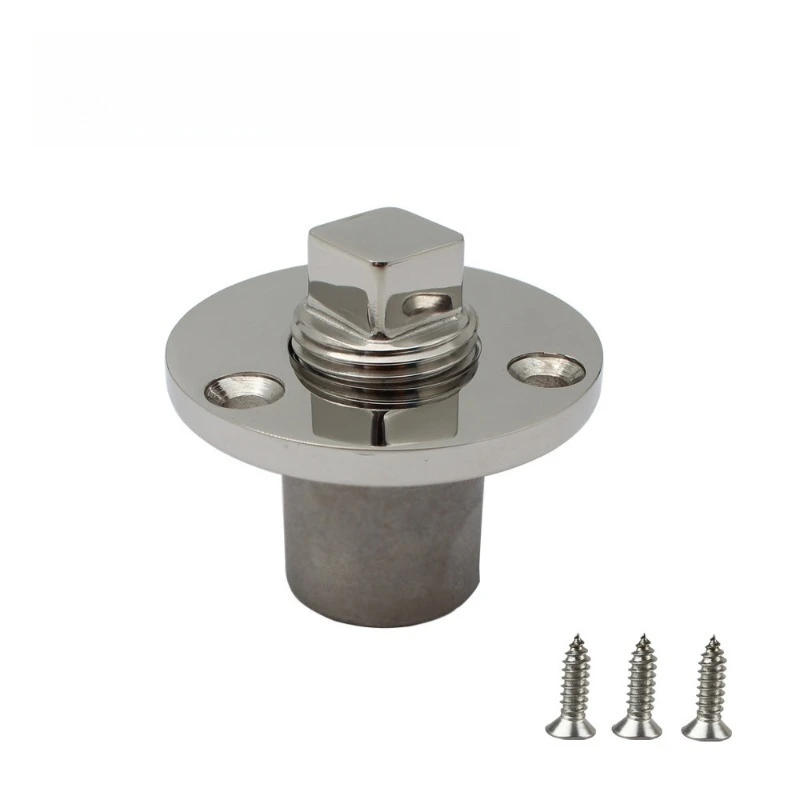 Stainless steel 316 round wire plug, yacht cabin plug, stern outlet, drain valve drain plug