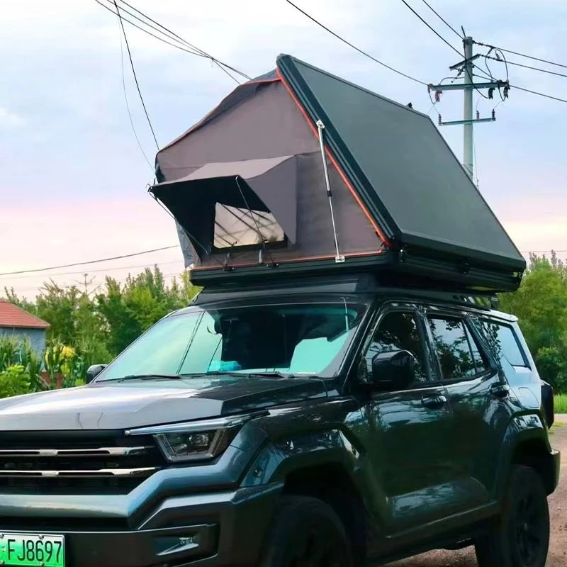 

Новинка: Трехместная треугольная палатка для кемпинга на крыше автомобиля, жесткий корпус, для внедорожников и полноприводных грузовиков