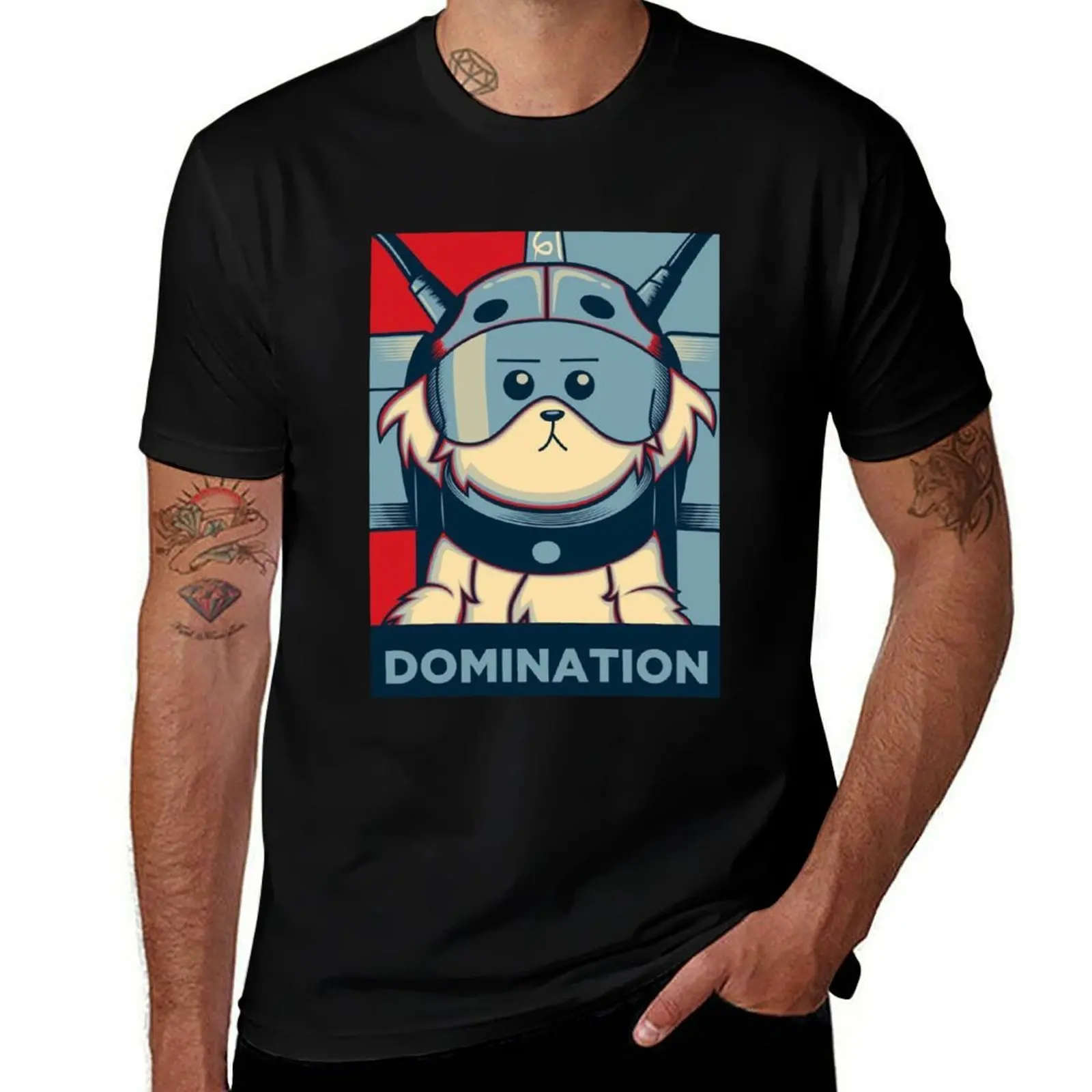 Domination T-Shirt Large Size Loose Casual Tee T-Shirt