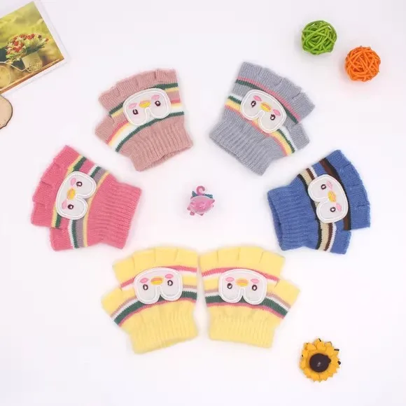 

Мягкие детские перчатки-флип-капы для малышей, осенние, из мягкого материала, средней толщины...