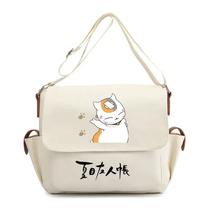 

Outdoor Shoulder Bag Kawaii Cartoon Anime Accessories Secondary Schoolbag Cat Teacher Girls Boys Crossbody Student Holiday Gift