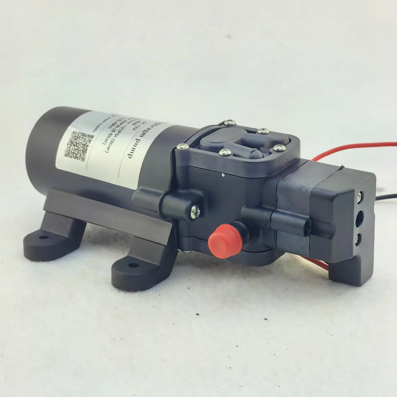 DC 80W 5.5LPM 130psi High Pressure mini Water Pump 12V 24V Self Priming Diaphragm Pump Pressure Switch Type