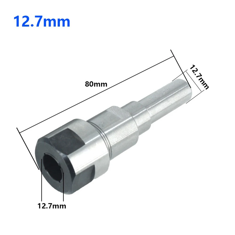 ルータービットアダプター延長ロッド 1/2\" 1/4\" 8mm 木工トリミング用アクセサリー 信頼性の高い修理ツール交換用