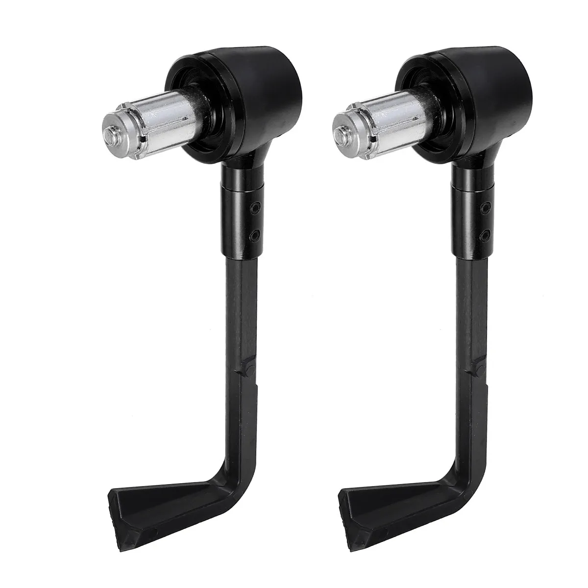 1Pair Cnc Aluminum Motorcycle Handlebar Grips Brake Clutch Lever Protector Non-Slip Vibration Absorbing Cool Stylish Motorbike