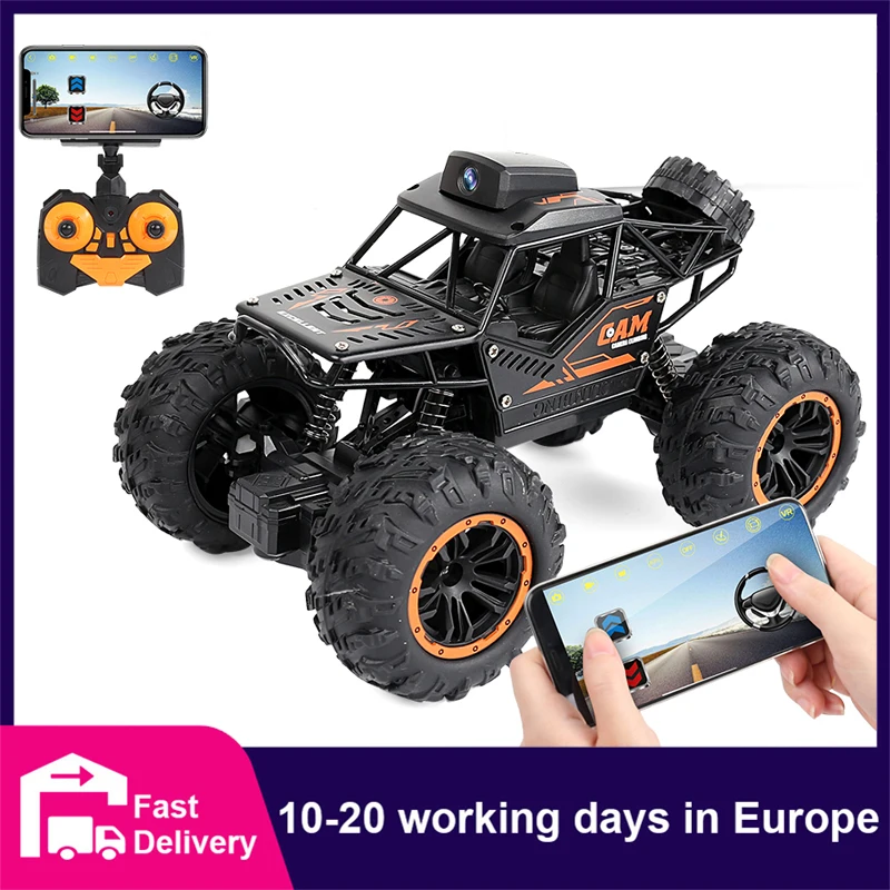 

1:18 RC Cars Radio Controlled Car App Remote Control Car Wifi Camera Hd Rc 4Wd Buggy Suv Electric Car Toys for Boys Climbing Car