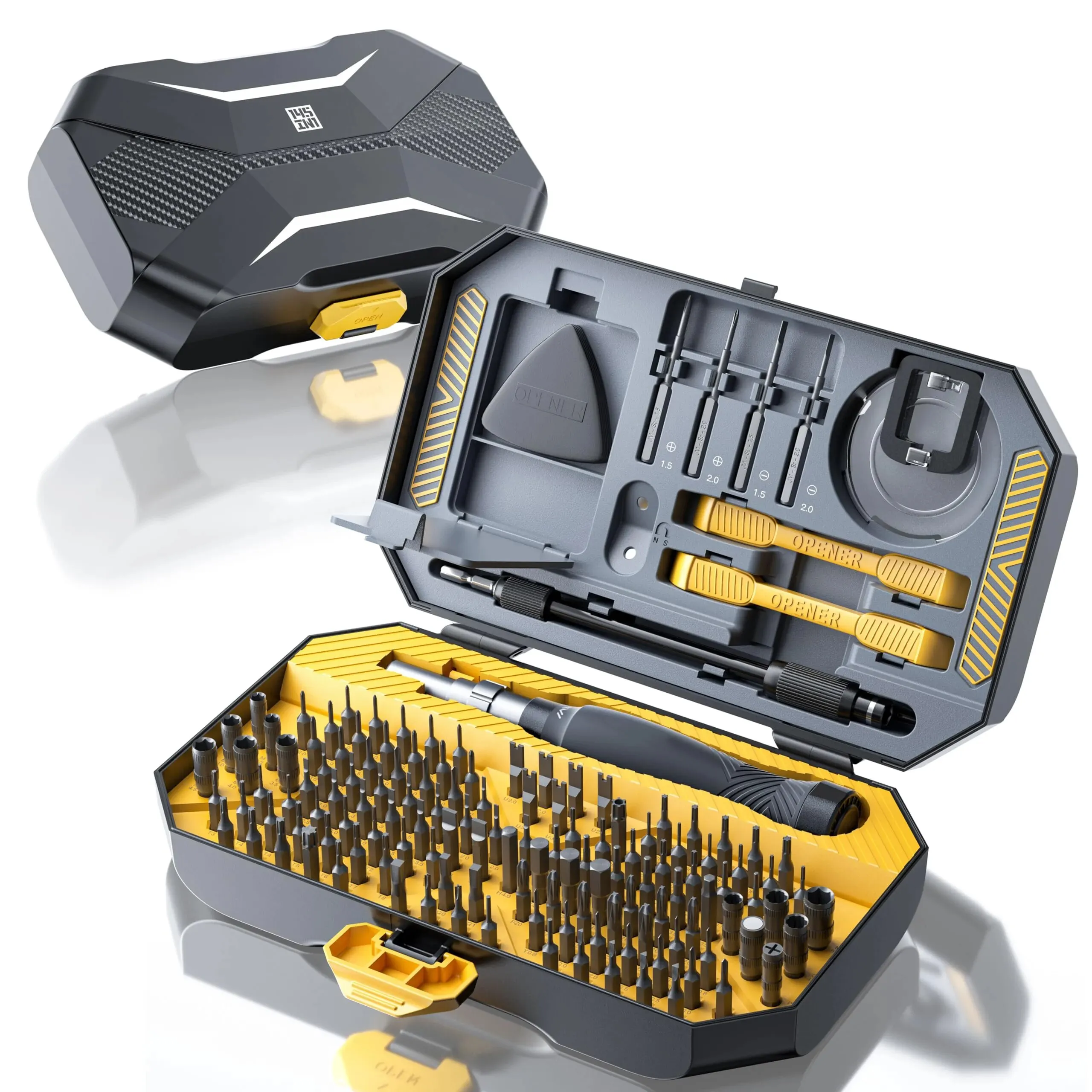 145 in 1 Precision Screwdriver Set Multifunctional Professional Repair Tool with 132 Magnetic Phillips Torx Screw Driver Bits