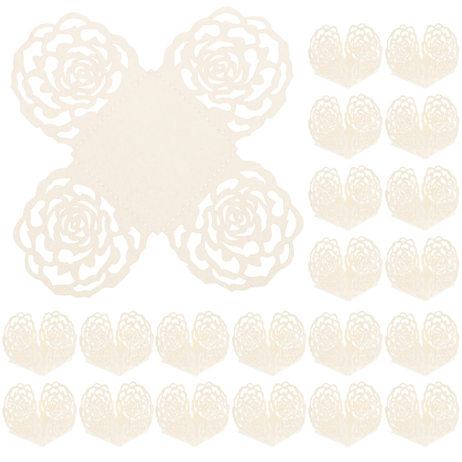 

50Pcs Chocolate Paper Trays Decorative Wrapping Liners for Candies Nougats Caramels Dessert Packaging Cup Chocolate Holder