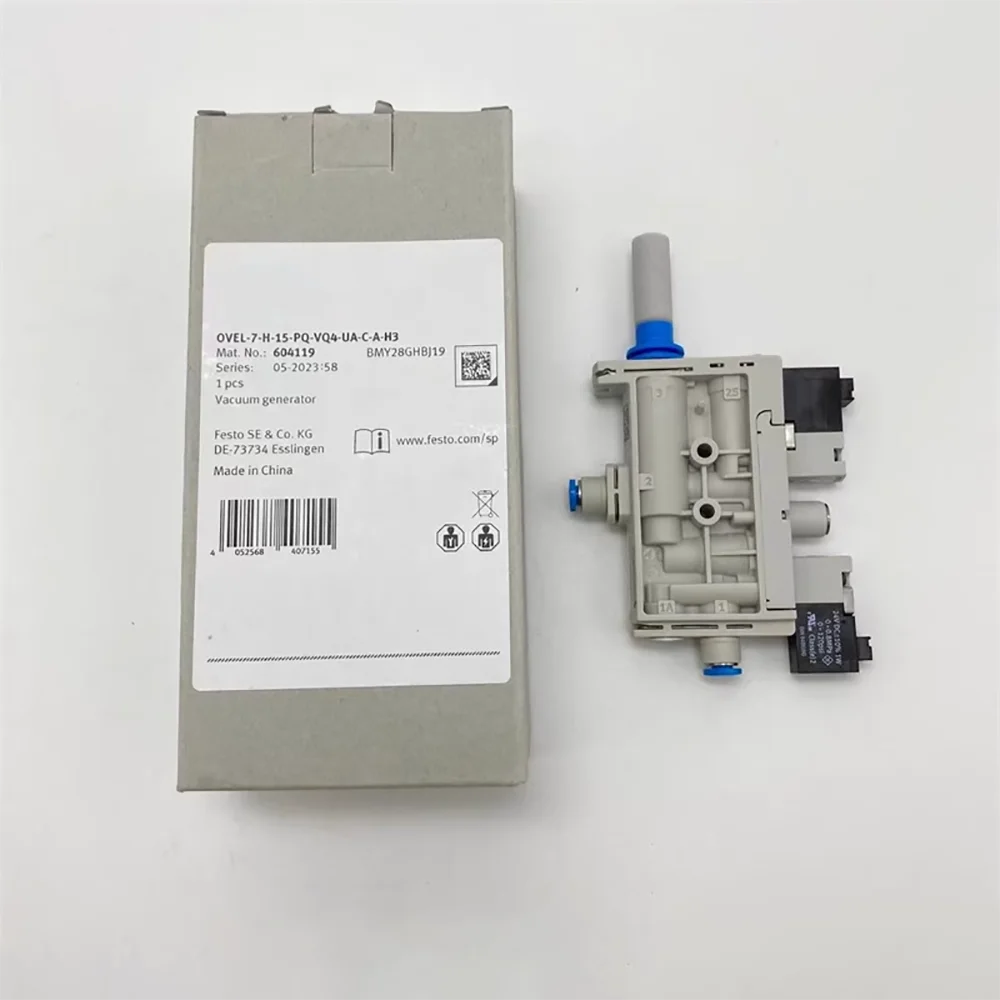 For FESTO Pneumatic Vacuum Generator OVEL-7-H-15-PQ-VQ4-UA-C-A-H3 604119