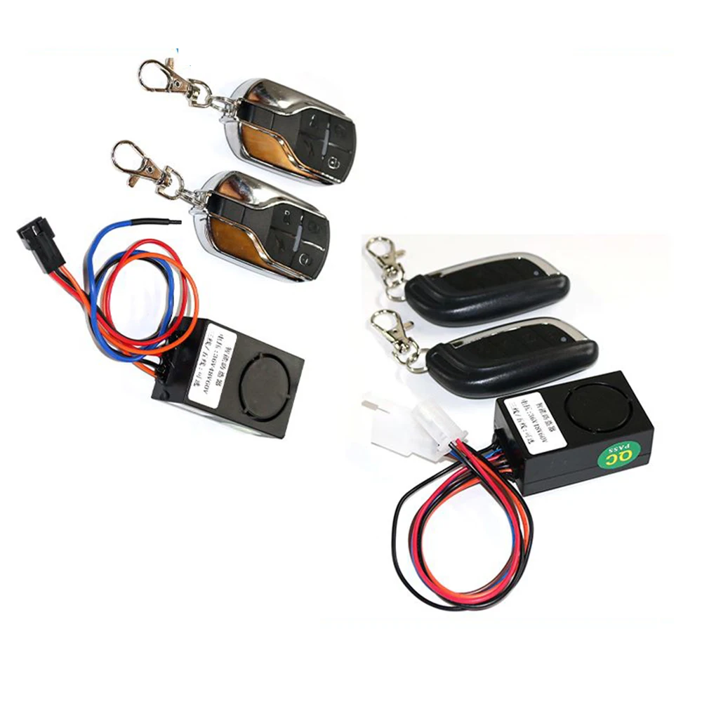 Electric Scooter Alarm Alarm Anti-theft Remote Control 36V48v60v Universal Battery Car Anti-theft Device