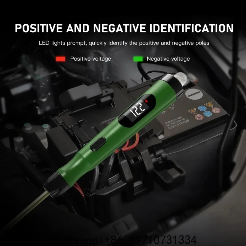 P50 5V-30V Car Electrical Circuit Tester Probe Digital Display Voltage Test Pen Auto Circuit Diagnostic Repair Tool