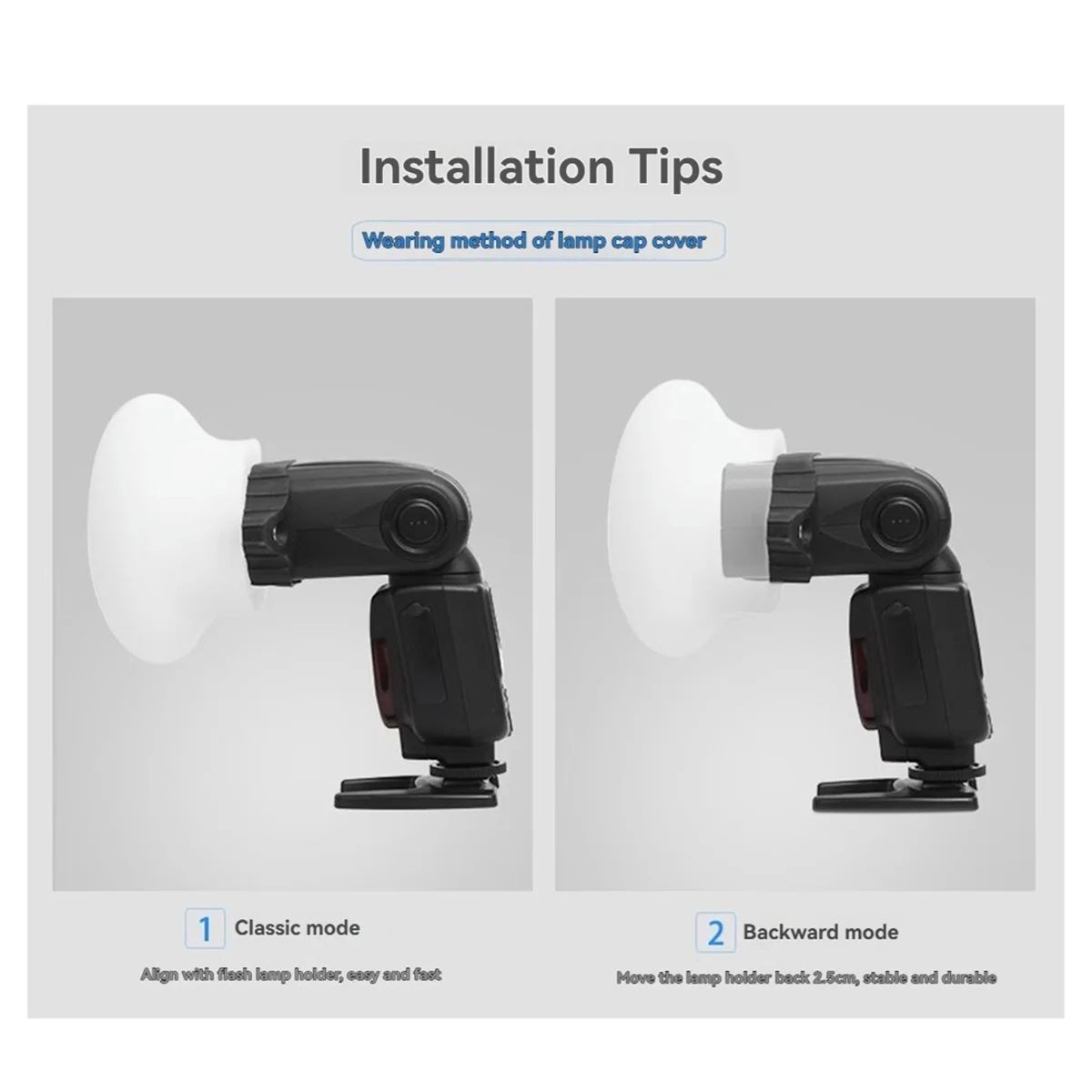 Hot sale Silicone Sphere Flash Diffuser for Enhances Photography Lighting Rubber Material Easy to Use