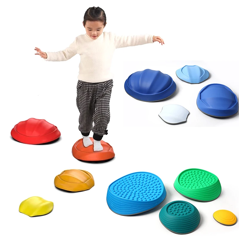 Swing balance stepping stone early education toy kids cross the river stone children's sensory training equipment children toys