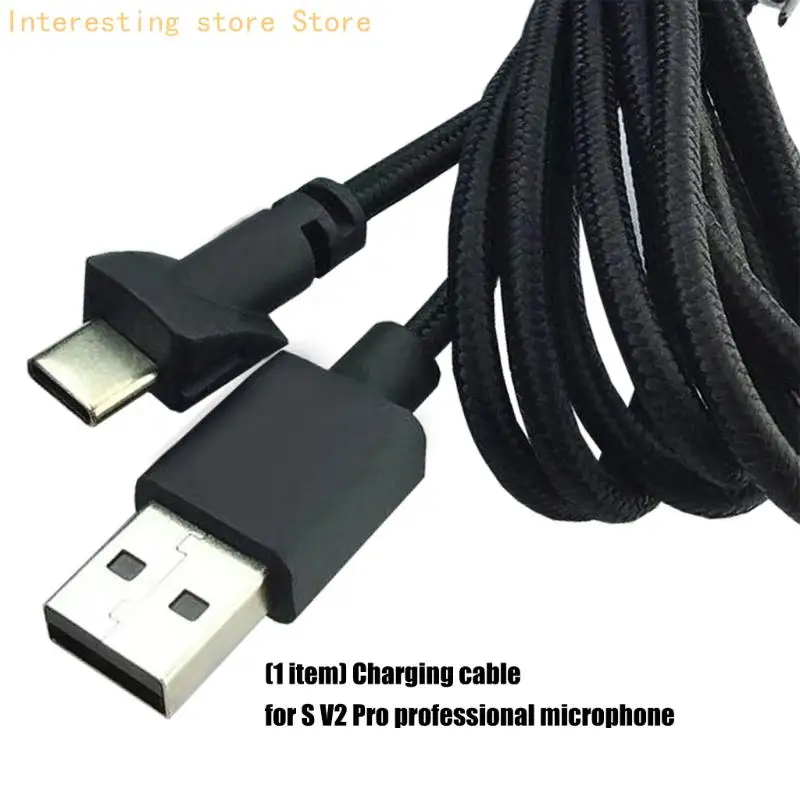 Professionelles Mikrofon-Ladekabel, 2 m langes Datenkabel mit Überstromschutz, reibungslose Energieübertragung für Seiren V2Pro – Detail 8