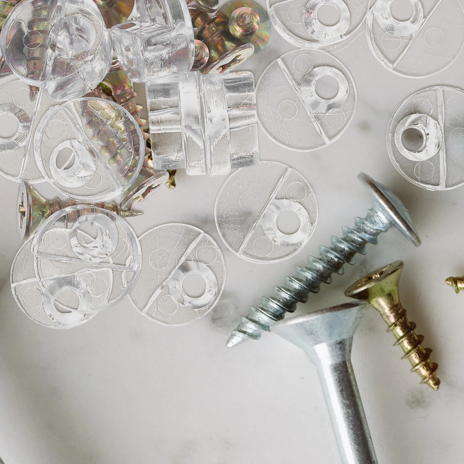 

20 Pcs Glass Wardrobe Holder Cabinet Door Panel Mounting Suite Handle Retainer Flush
