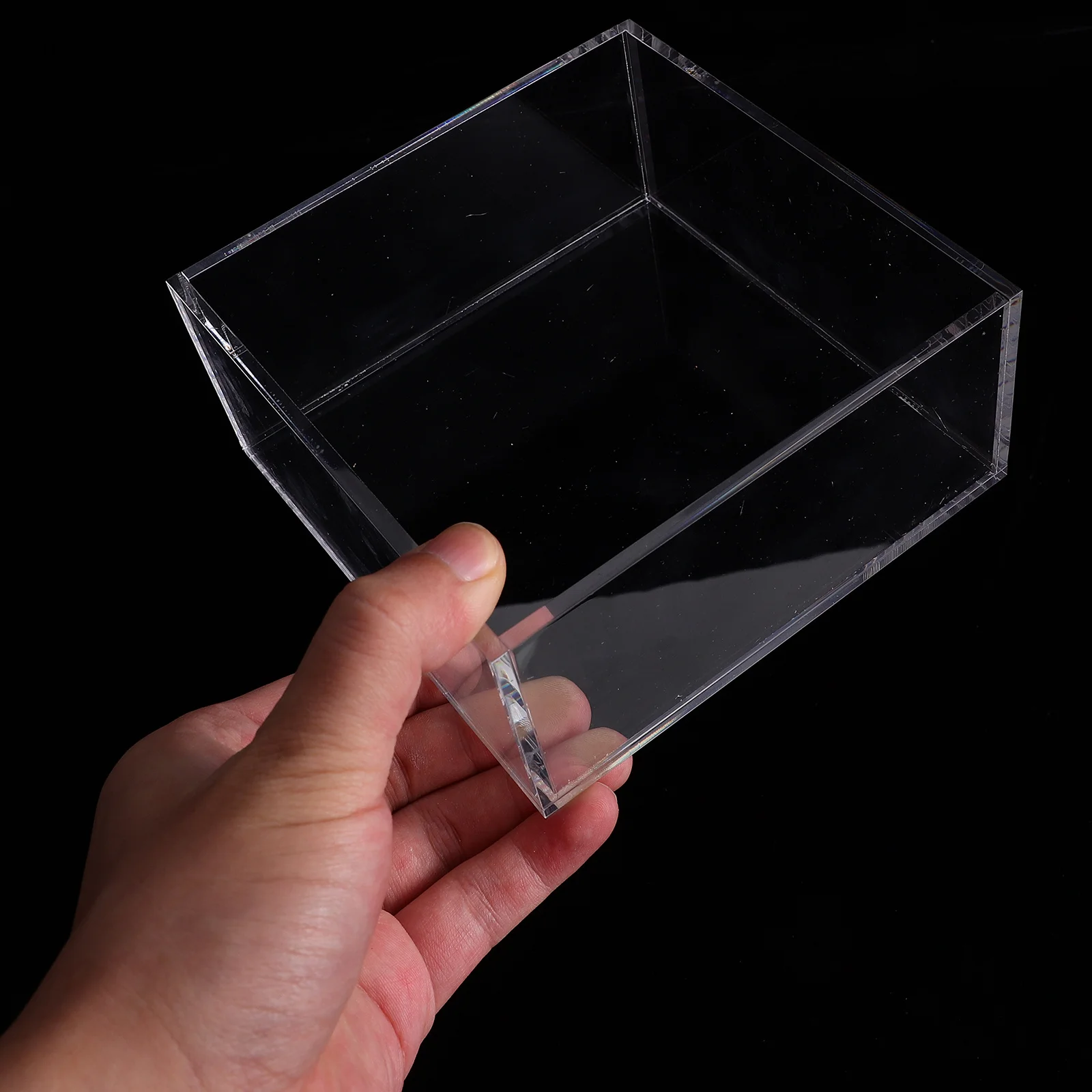 

Square Acrylic Napkin Holder Clear Tabletop Tissue Organizer For Dining Table Modern Paper Napkin Storage Dispenser Kitchen