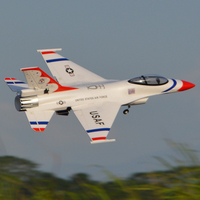 Hookll Model 70mm EDF Plane Jet F16 Fighting Falcon Thunderbird RC Airplane Toy
