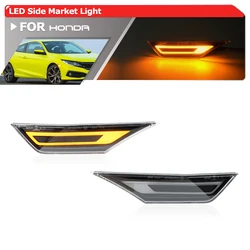 OEM Replacement HO2551127N For 10th Gen 2016-2021 Honda Civic FC FK Coupe Sedan Hatch Type R LED Fender Side Marker Lights