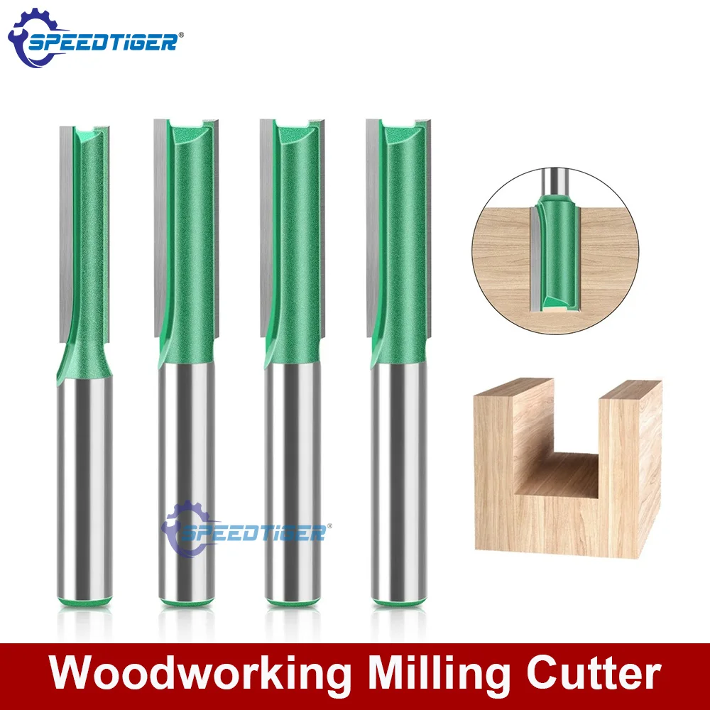 

Фреза прямая из карбида вольфрама с диаметром 3-20 мм, хвостовик 8 мм, одинарная/двойная канавка, для деревообработки