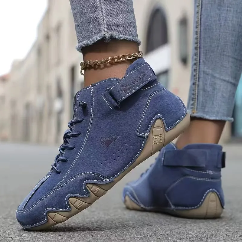 革カジュアルオートバイシューズスニーカー男性用ファッションアウトドアウォーキングローファーシューズ快適な履物高級男性ブーツ