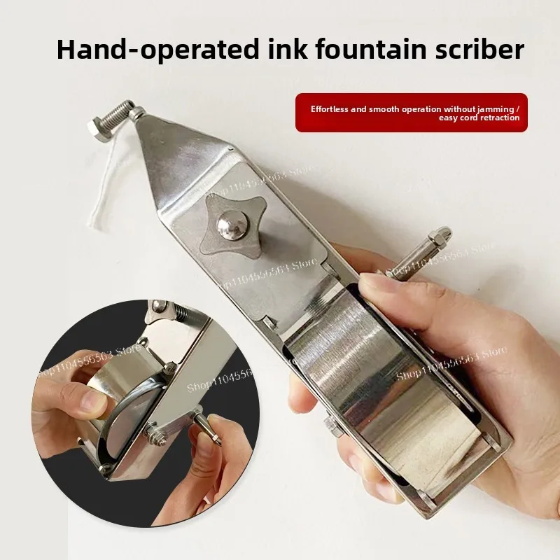 

Ручка-фонтан из нержавеющей стали с ударопрочным корпусом | Ручной разметочный инструмент для строительных работ и столярных работ