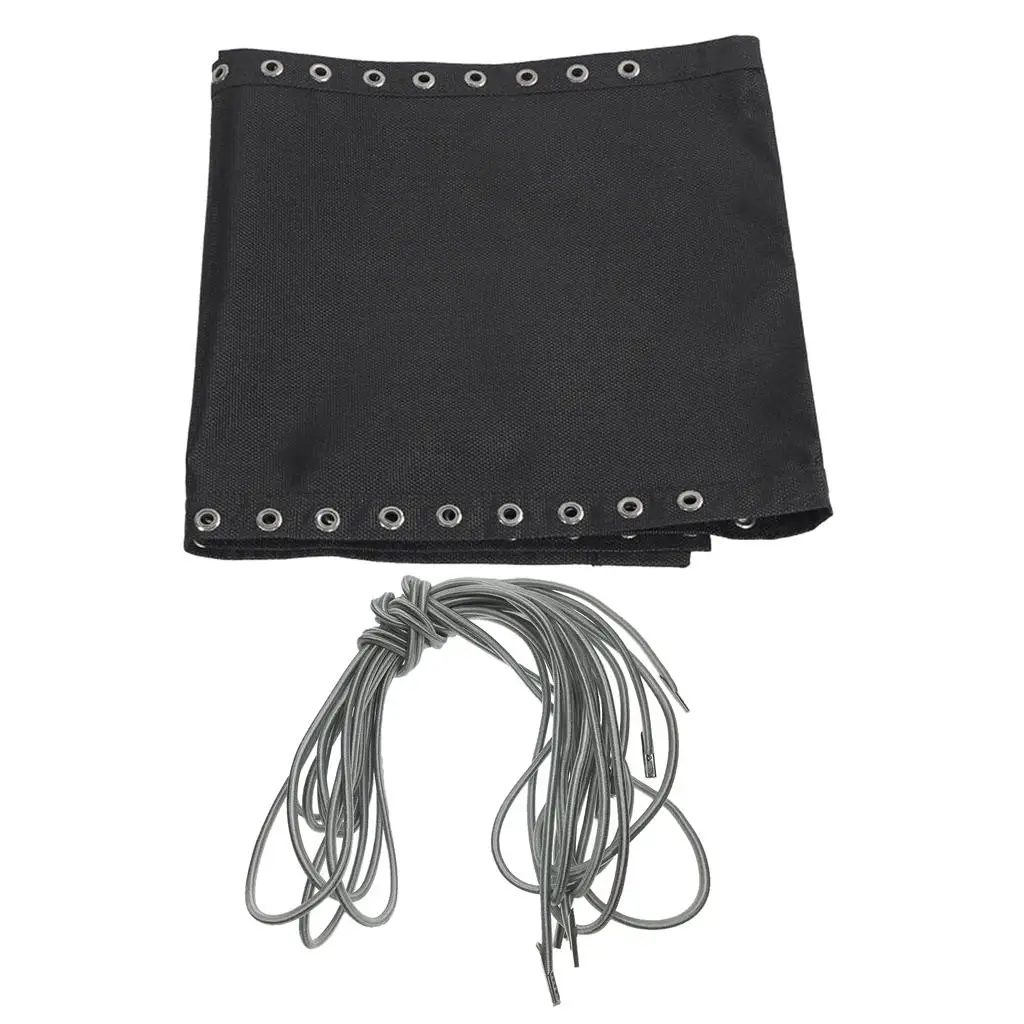 

Replacement Fabric Lace Kit for Garden Folding Recliner Black