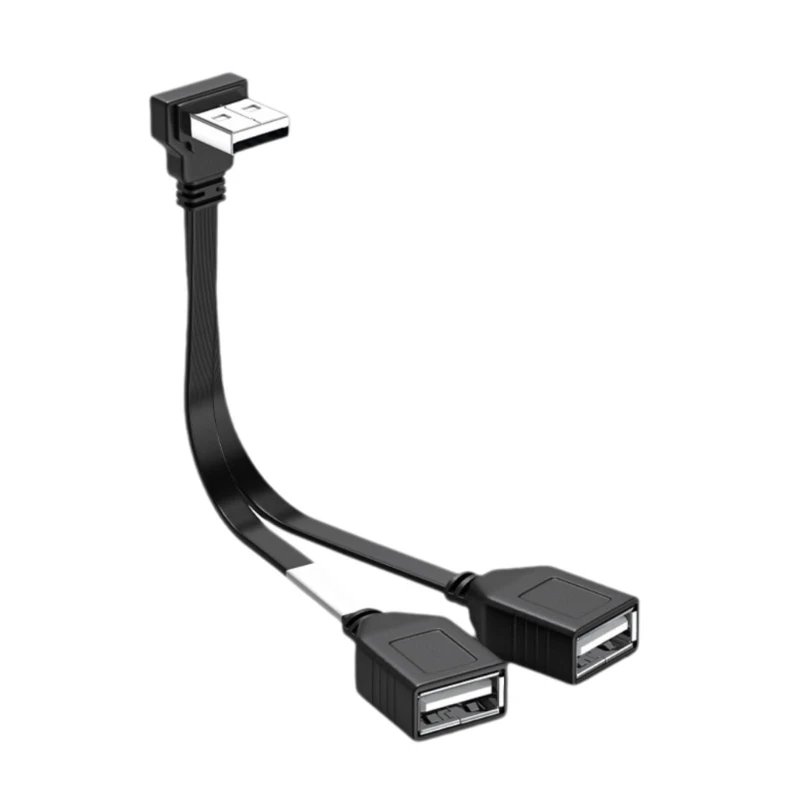 10cm 20cm USB 2.0 A 1 male to 2 Dual USB Female Data Hub Power Adapter Y Splitter USB Charging Power Cable Cord Extension Cable