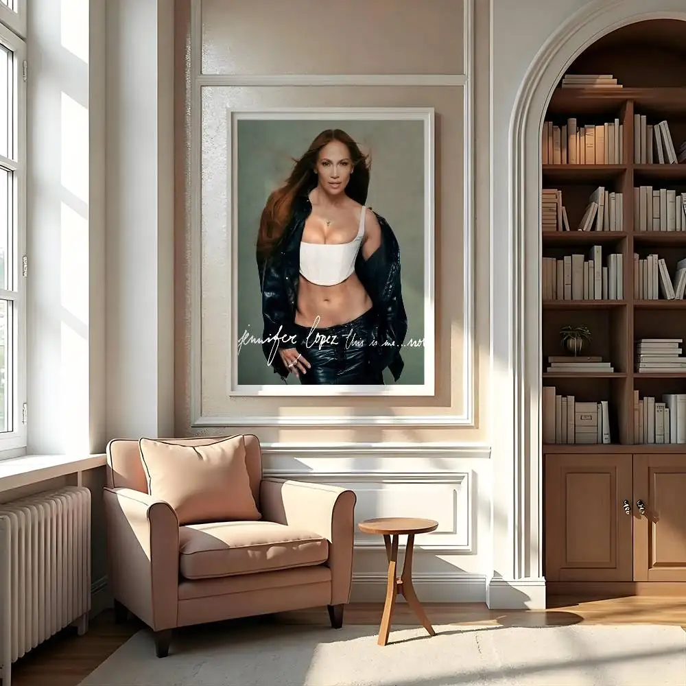 جينيفر جلو لوبيز المغني ملصق معرض يطبع ذاتية اللصق ديكور المنزل الديكور صور مطبوعة للحوائط غرفة المعيشة ملصق #6