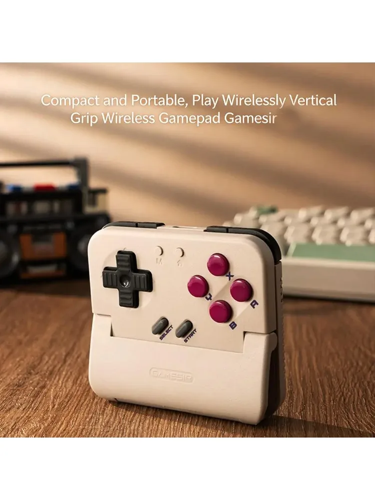 Retro Mini Taco draadloze mobiele gamecontroller Bluetooth voor Android/iOS, ondersteuning voor NES Arcade-emulator - afbeelding 2