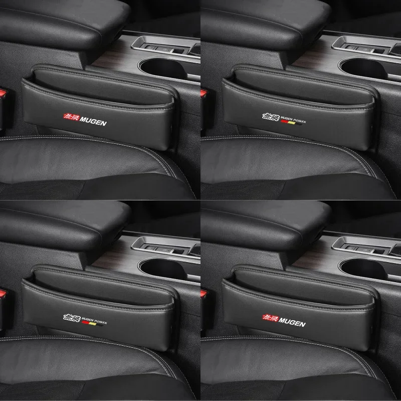 

Multifunction Car Seat Gap Organizer Seat Crevice Slot Storage Box for Honda mugen power Accord Civic vezel Crv City Jazz Hrv