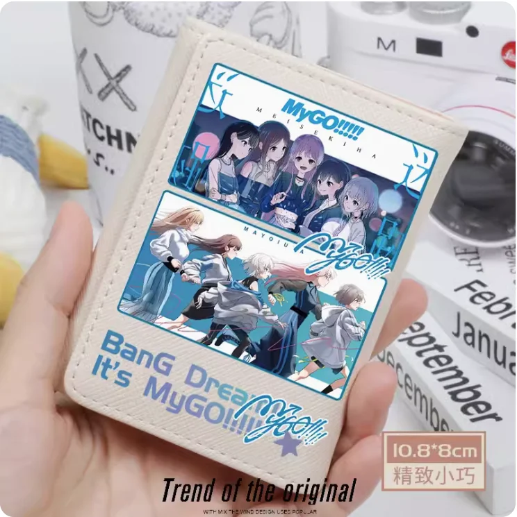

Anime BanG Dream! It's MyGO Fashion Wallet PU Purse Card Coin Hasp Money Bag Cosplay Gift B142
