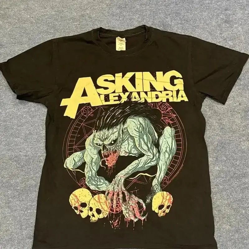 Asking Alexandria Gargoyle Band T Shirt Size Medium Music Album