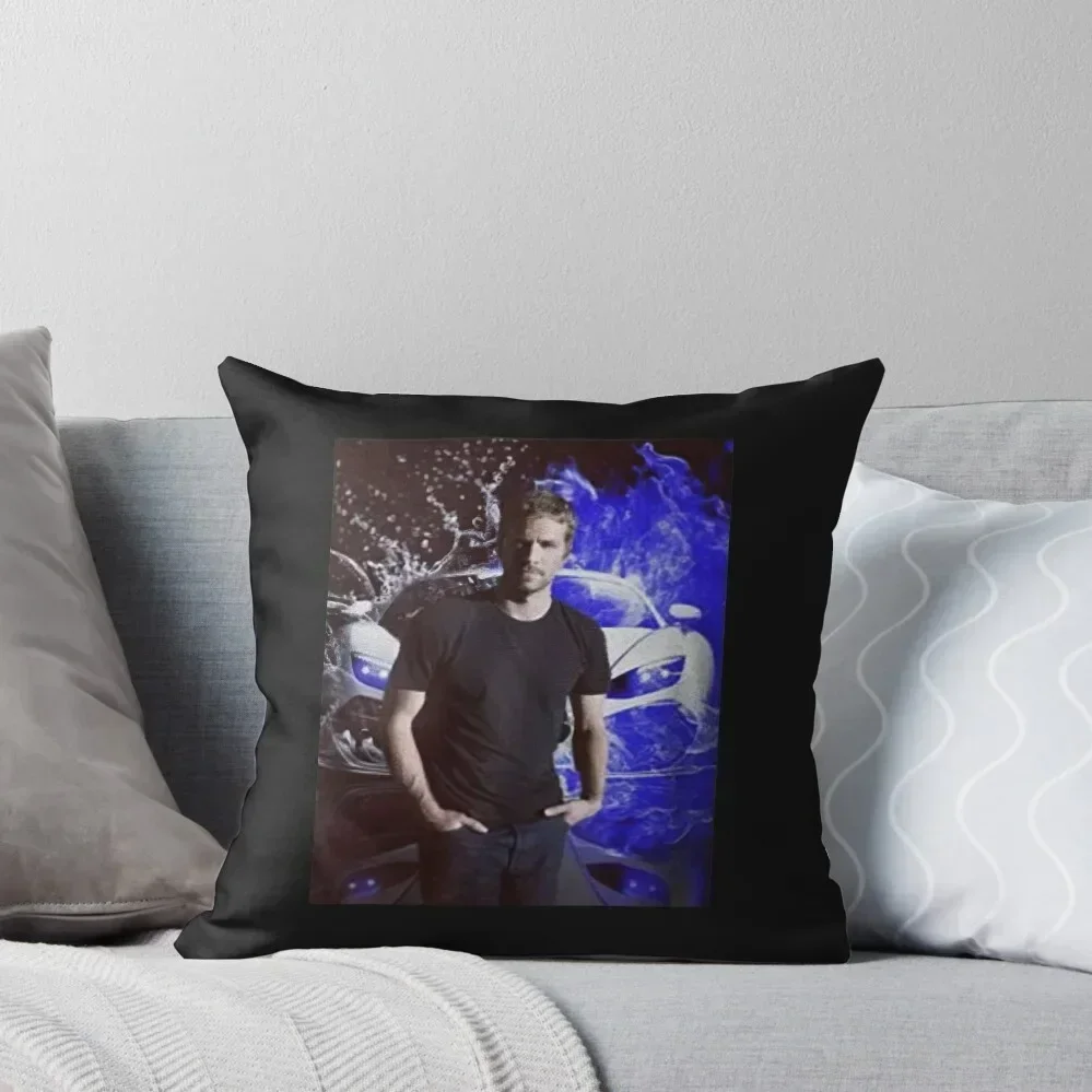 

Paul Walker Throw Pillow Sofa Cushion Cover pillow cover christmas christmas supplies Pillow Cases Decorative