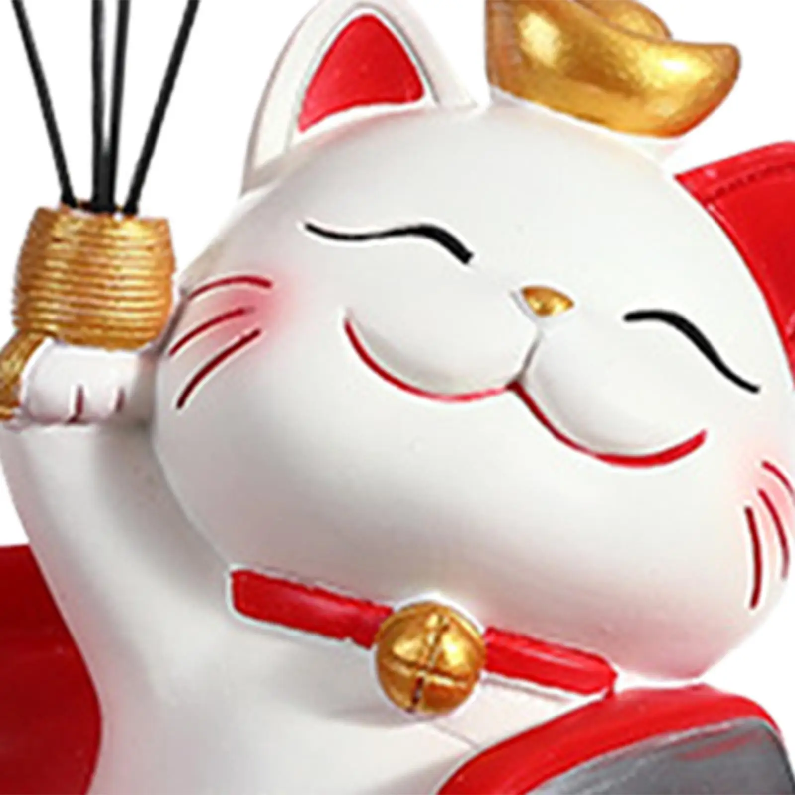 Lucky Cat Balloon Sculpture Creative Holiday Statue for Entryway Office Desk