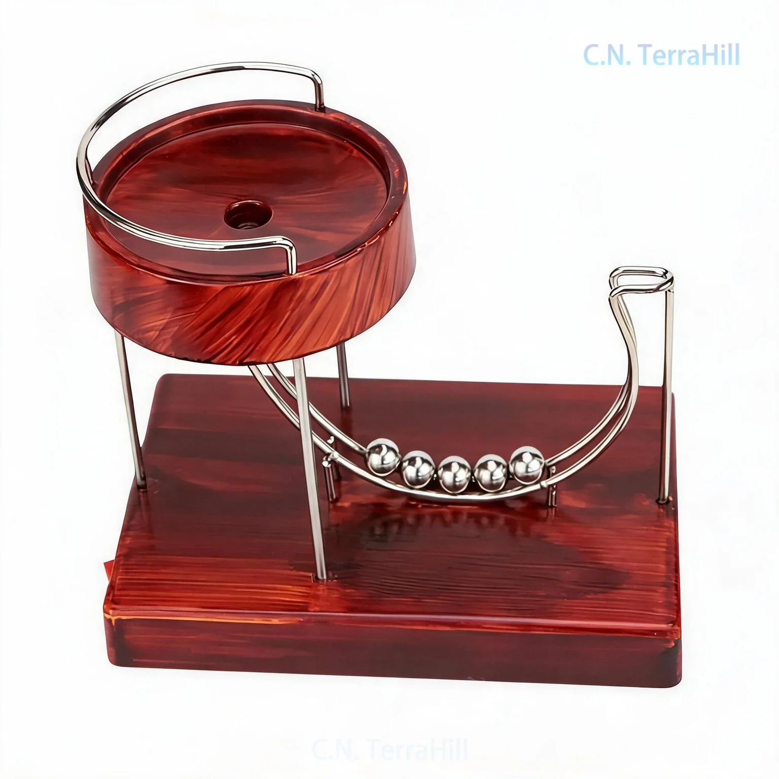 Kinetic Art Desk Decor Perpetual Motion Stress Relief Office Home Birthday Gift Model CN A ETI RTKI