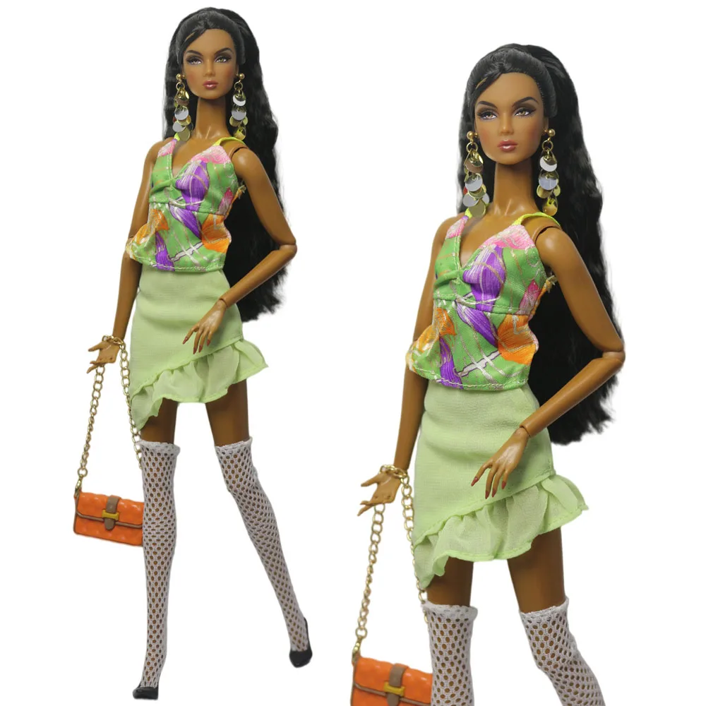 1 Set Puppenkleidung im Maßstab 1:6, Kleid-Outfit für 11,5 Zoll (30 cm) Puppen, viele Stile zur Auswahl, Geschenke für Mädchen, Puppenzubehör # 6 – Detail 5