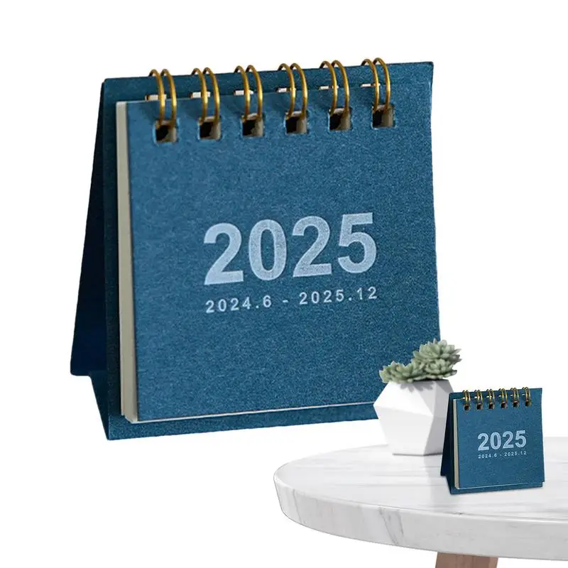 Small Desk Calendar Portable Calendar Punch Plan Desktop Decoration Creative Office Decoration Desktop Calendar home decor