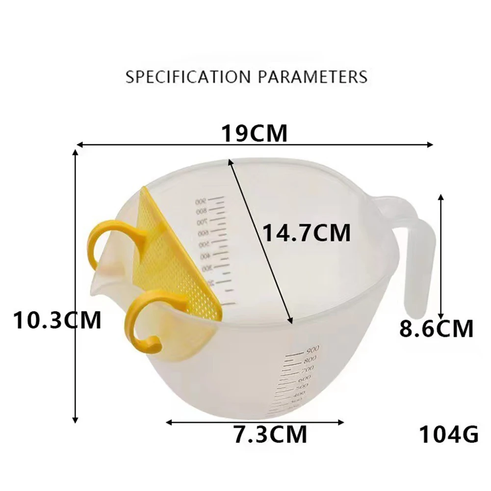 Large Capacity Baking Filter Measuring Cup High Quality Not Easy To Break Durable For Liquid Flours